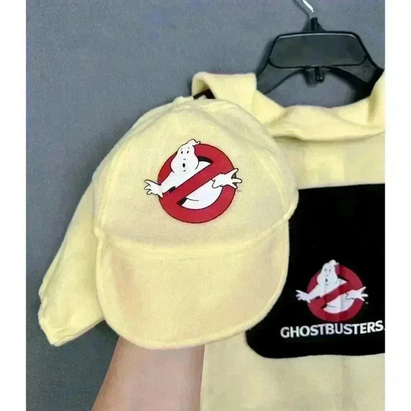 Ghostbusters Outfit w/ Hat Size 2T Toddler Character Halloween Costume Fleece - Picture 5 of 8